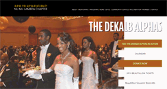 Desktop Screenshot of dekalbalphas.org
