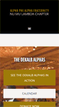 Mobile Screenshot of dekalbalphas.org